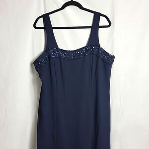 MARSONI.. navy blue maxi dress.. formal..